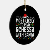 Meest waarschijnlijk om te schaken met Kerstmis Keramisch Ornament (Rechts)