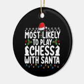 Meest waarschijnlijk om te schaken met Kerstmis Keramisch Ornament (Links)