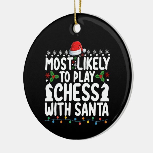 Meest waarschijnlijk om te schaken met Kerstmis Keramisch Ornament (Links)