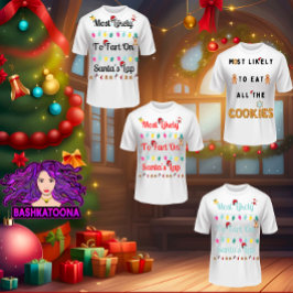 Meest waarschijnlijk om te scheten op Santa's Lap T-shirt