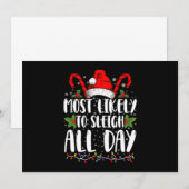 Meest waarschijnlijk om te sleeën de hele dag Kers Kaart (Voorkant / Achterkant)