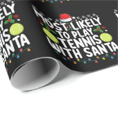 Meest waarschijnlijk om te tennissen met Kerstmis Cadeaupapier (Rol Hoek)
