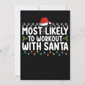 Meest waarschijnlijk om te trainen met Santa Gym C Kaart (Voorkant)