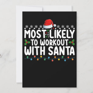 Meest waarschijnlijk om te trainen met Santa Gym C Kaart