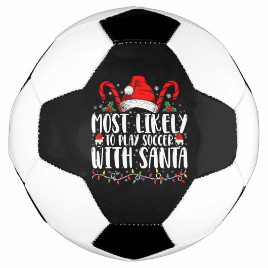 Meest waarschijnlijk om te voetballen met Kerstmis (Voorkant)