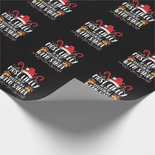 Meest waarschijnlijk om te volleybal met Santa Fam Cadeaupapier (Hoek)