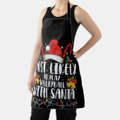 Meest waarschijnlijk om te volleybal met Santa Fam Schort (Insitu)