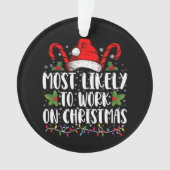 Meest waarschijnlijk om te werken aan Christmas Fa Ornament (voorkant)