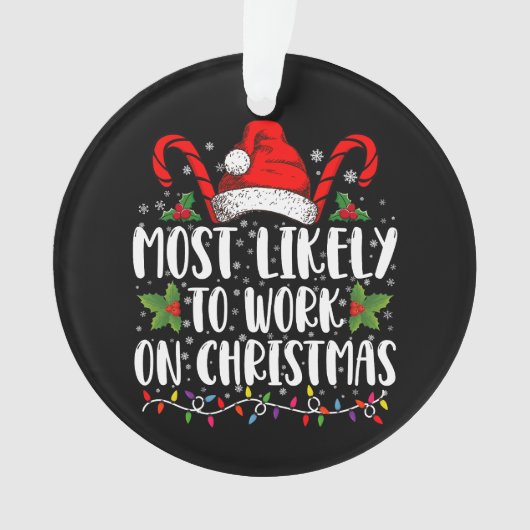 Meest waarschijnlijk om te werken aan Christmas Fa Ornament (voorkant)