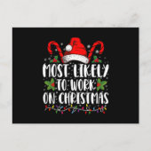 Meest waarschijnlijk om te werken aan Christmas Fa Uitnodiging Briefkaart (Voorkant)