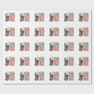 Meest Waarschijnlijk Op De Kerstman Zijn Goede Lij Cadeaupapier