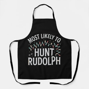 Meest Waarschijnlijk Op Jacht Naar Rudolph Kerst M Schort