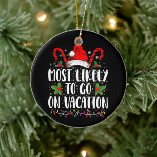 Meest Waarschijnlijk op Vakantie Kerst Overeenkome Keramisch Ornament