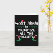 Meest Waarschijnlijk Organiseert Presenteert Kerst Kaart (Gele Bloem)