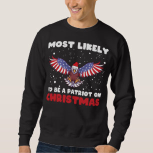 Meest Waarschijnlijk Patriot op Kerstmis, Xmas Eag Trui