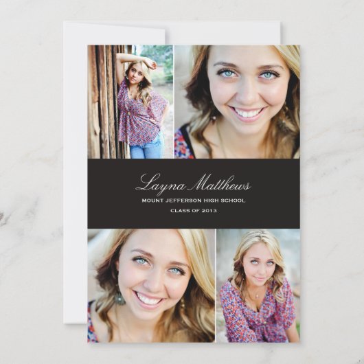 MEEST WAARSCHIJNLIJK TOT SUCCEED | AFSTUDEREN INVI KAART (Achterkant)