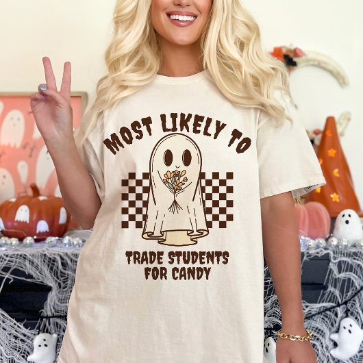 Meest waarschijnlijk voor aangepaste Halloween Gho T-shirt