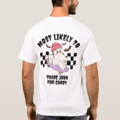 Meest waarschijnlijk voor aangepaste Halloween Gho T-shirt (Achterkant)