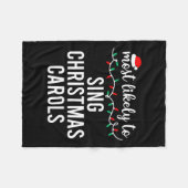 Meest waarschijnlijk voor kerst bijpassende famili fleece deken (Voorkant (Horizontaal))