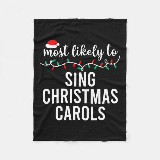 Meest waarschijnlijk voor kerst bijpassende famili fleece deken (Voorkant)