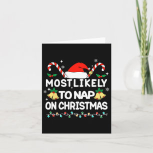Meest waarschijnlijk voor kerst bijpassende famili kaart