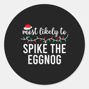 Meest waarschijnlijk voor kerst bijpassende famili ronde sticker