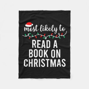 Meest waarschijnlijk voor Kerst Shirt bijpassende Fleece Deken