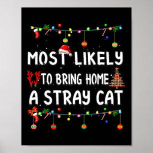Meest Waarschijnlijk voor Kerstmis Leuk Bijpassend Poster
