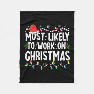 Meest waarschijnlijke dat de kerstkerstfamilie aan fleece deken