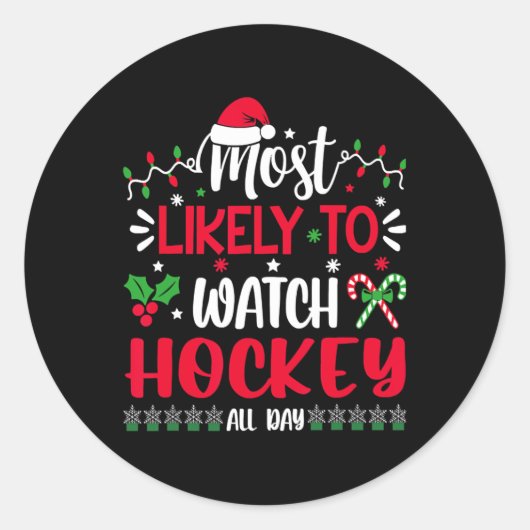 Meest waarschijnlijke dat je de hele dag op de hoc ronde sticker (Voorkant)