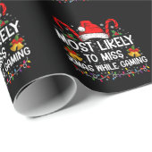 Meest waarschijnlijke kans dat u met Kerstmis gaat Cadeaupapier (Rol Hoek)