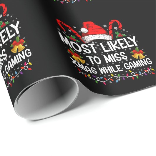 Meest waarschijnlijke kans dat u met Kerstmis gaat Cadeaupapier (Rol Hoek)