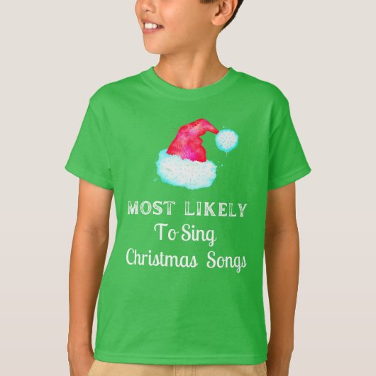Meest waarschijnlijke kerstfeestdag t-shirt (Voorkant)