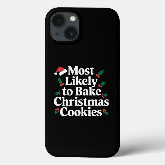 Meest waarschijnlijke kerstkoekjes familie Case-Mate iPhone case (Achterkant)