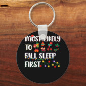 Meest waarschijnlijke kerstman-Herfst-slaapreeks Sleutelhanger (Voorkant)