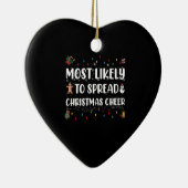 Meest waarschijnlijke uitbreiding van kerstfeestda keramisch ornament (Rechts)