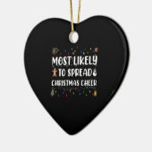 Meest waarschijnlijke uitbreiding van kerstfeestda keramisch ornament (Links)