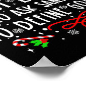 Meest waarschijnlijke vraag aan de Kerstman om goe Poster (Hoek)