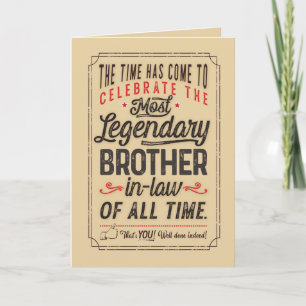 Meest wetende Broeder-in-Wet van de Tijd Kaart