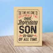 Meest wetende schoonzoon van de Kaart van de Tijd