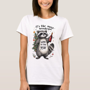 Meest Wondelijke Wijn van het Jaar Wasbeer T-shirt