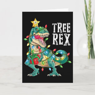 Meest Wonderbaarlijke Kerst Co Dinosaur Kerstboom Kaart