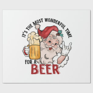 Meest wonderbaarlijke tijd voor een biertje cadeaupapier