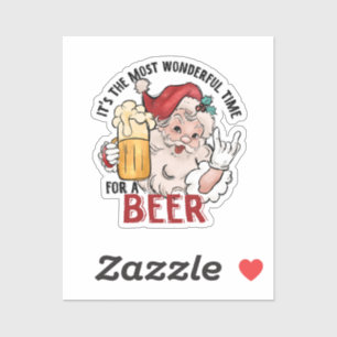 Meest wonderbaarlijke tijd voor een biertje sticker