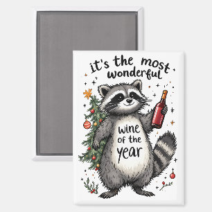 Meest Wondere Wijn van het Jaar Wasbeer Magneet