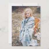 MEEST WONDERFUL TIME kerstkaart [wit] (Voorkant)