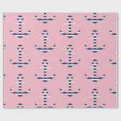 Meestal ankerpatroon cadeaupapier (Vlak)