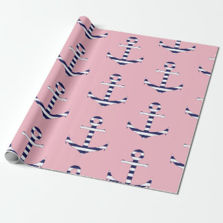 Meestal ankerpatroon cadeaupapier