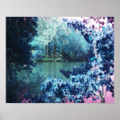 Meestal blauwe lagoon poster (Voorkant)