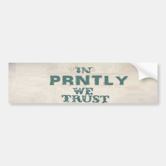 Meestal Bumpersticker (Voorkant)